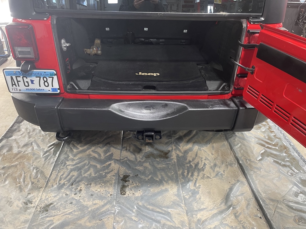 rear bumper and trunk clean
